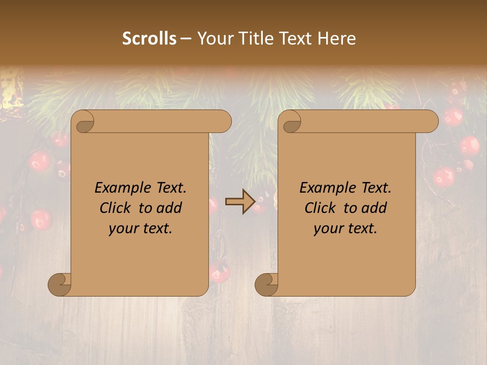 Ornate Snowflake Styled PowerPoint Template