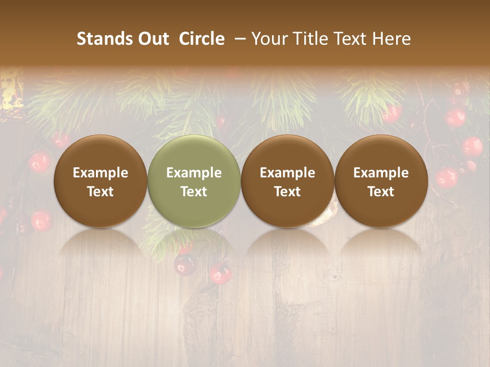 Ornate Snowflake Styled PowerPoint Template