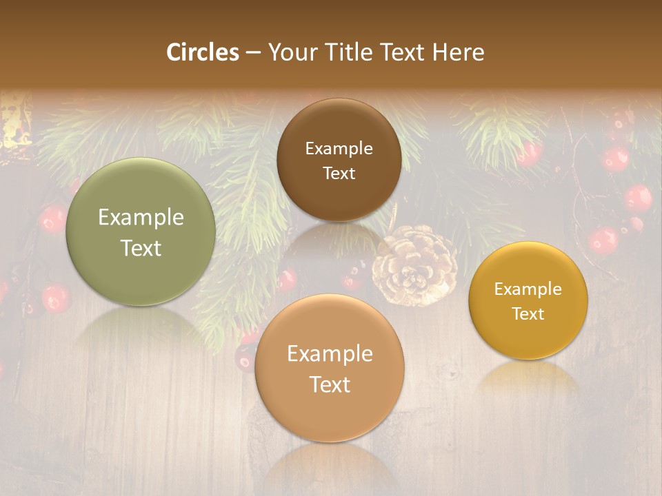 Ornate Snowflake Styled PowerPoint Template
