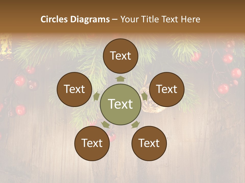 Ornate Snowflake Styled PowerPoint Template