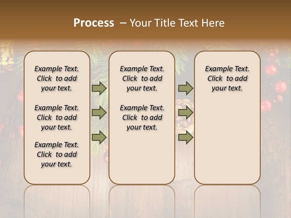 Ornate Snowflake Styled PowerPoint Template