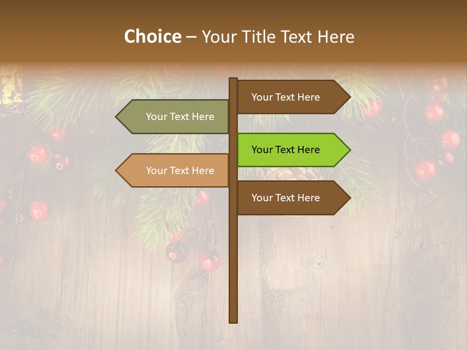 Ornate Snowflake Styled PowerPoint Template