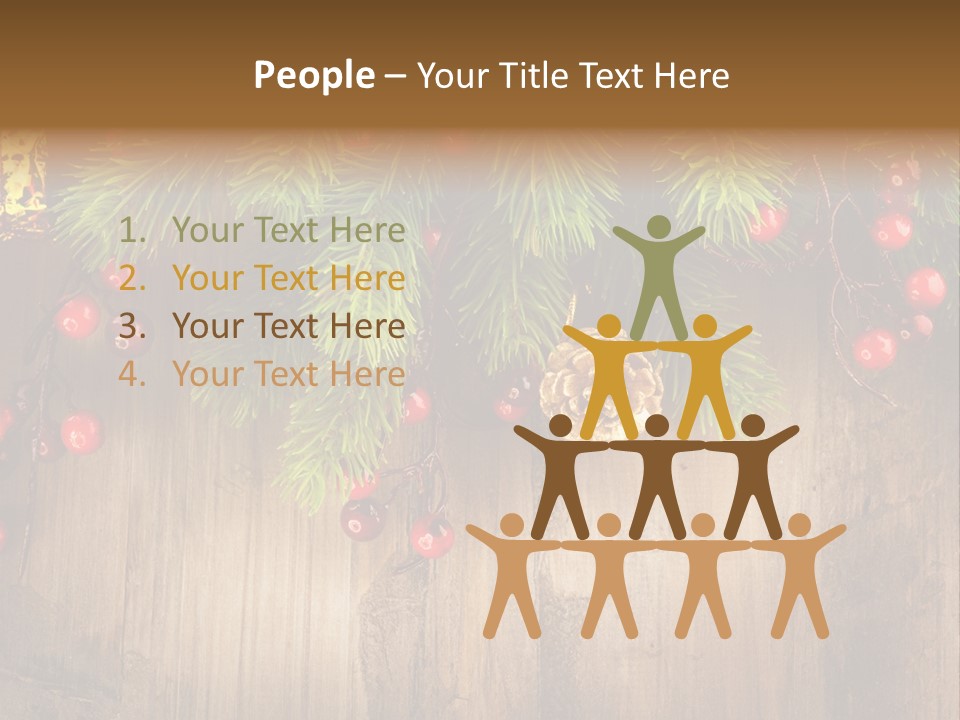 Ornate Snowflake Styled PowerPoint Template