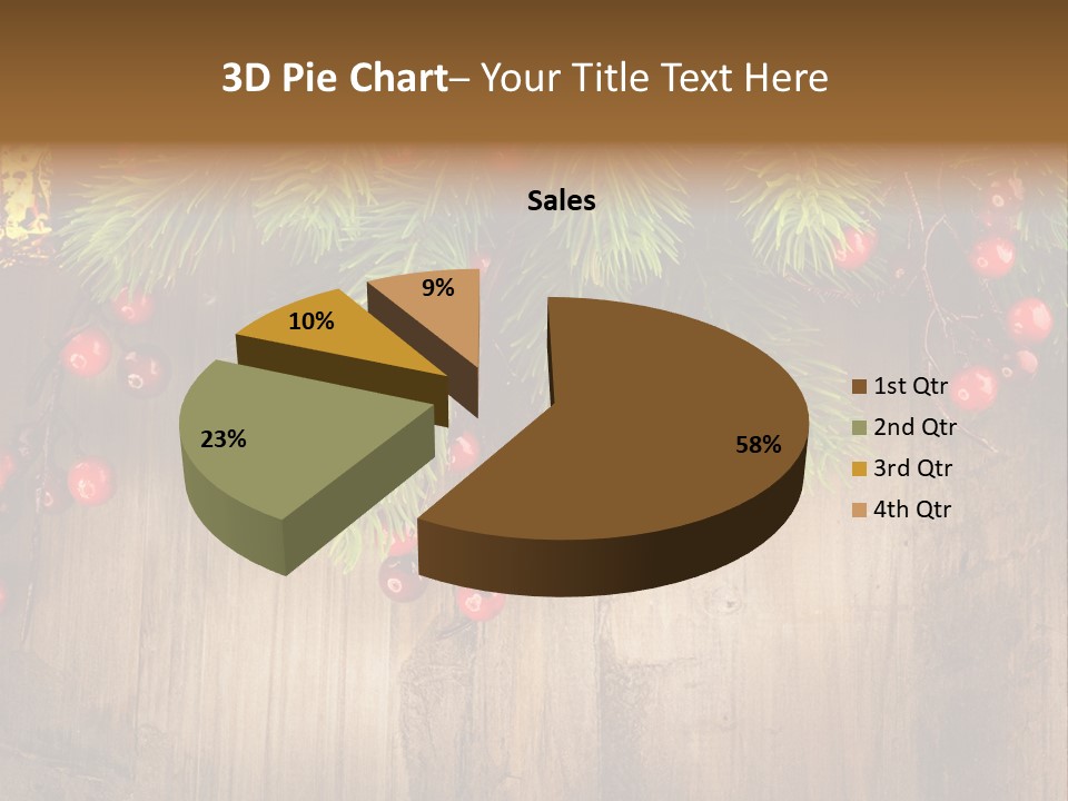 Ornate Snowflake Styled PowerPoint Template