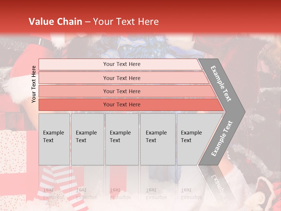 Model Girls Decoration PowerPoint Template