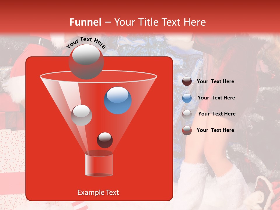 Model Girls Decoration PowerPoint Template