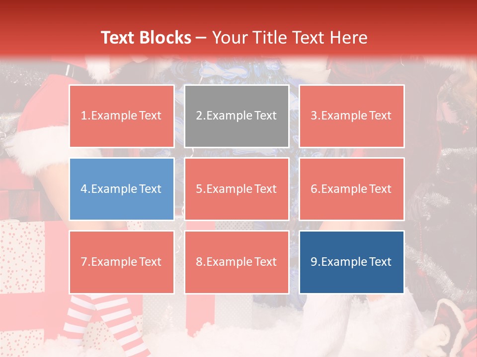 Model Girls Decoration PowerPoint Template