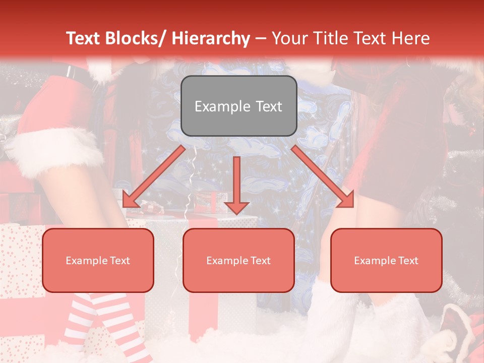 Model Girls Decoration PowerPoint Template