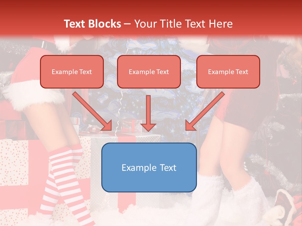 Model Girls Decoration PowerPoint Template