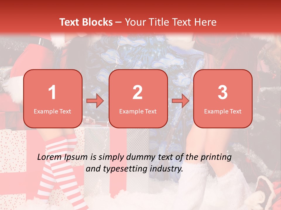 Model Girls Decoration PowerPoint Template