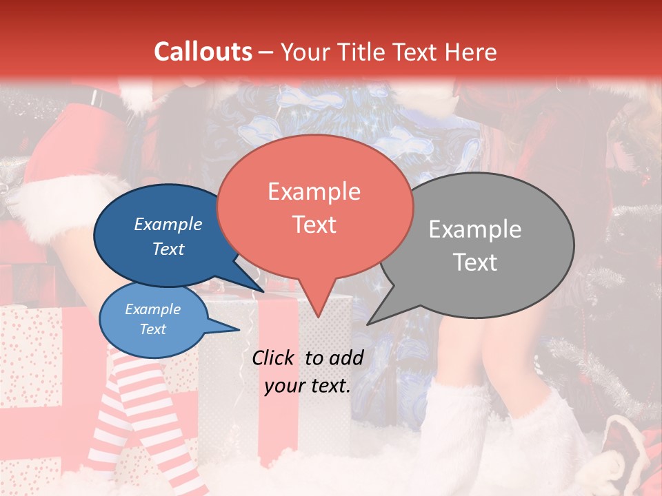 Model Girls Decoration PowerPoint Template