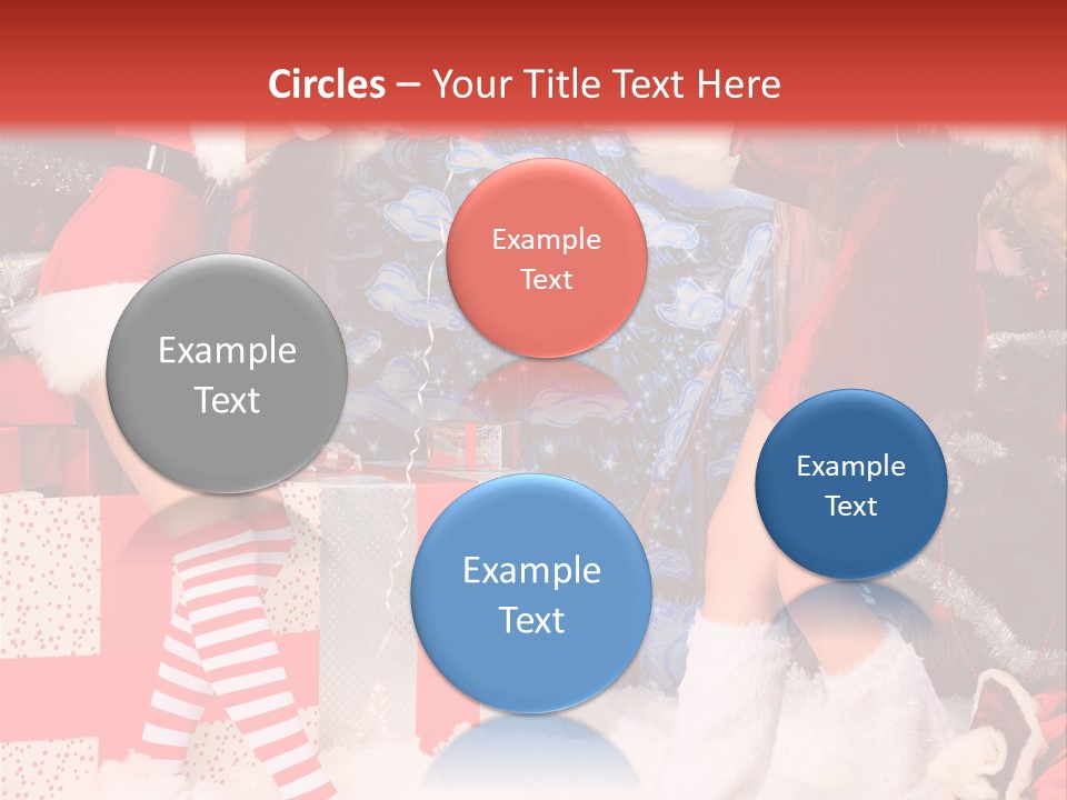 Model Girls Decoration PowerPoint Template