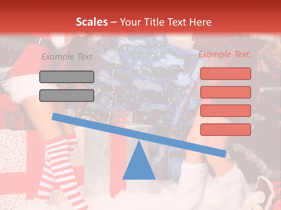 Model Girls Decoration PowerPoint Template