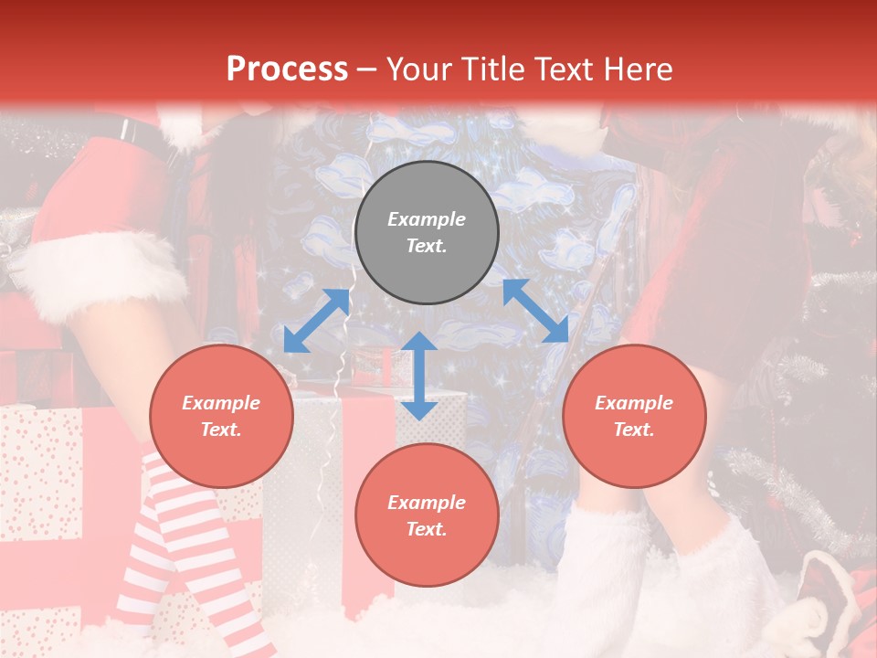 Model Girls Decoration PowerPoint Template