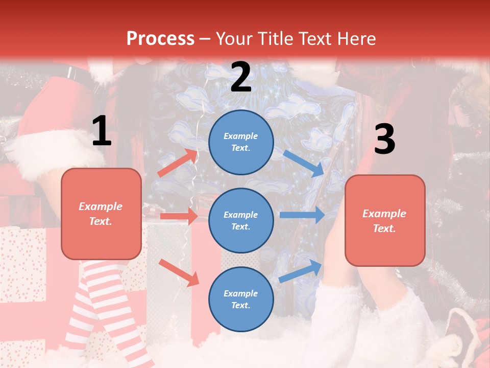 Model Girls Decoration PowerPoint Template