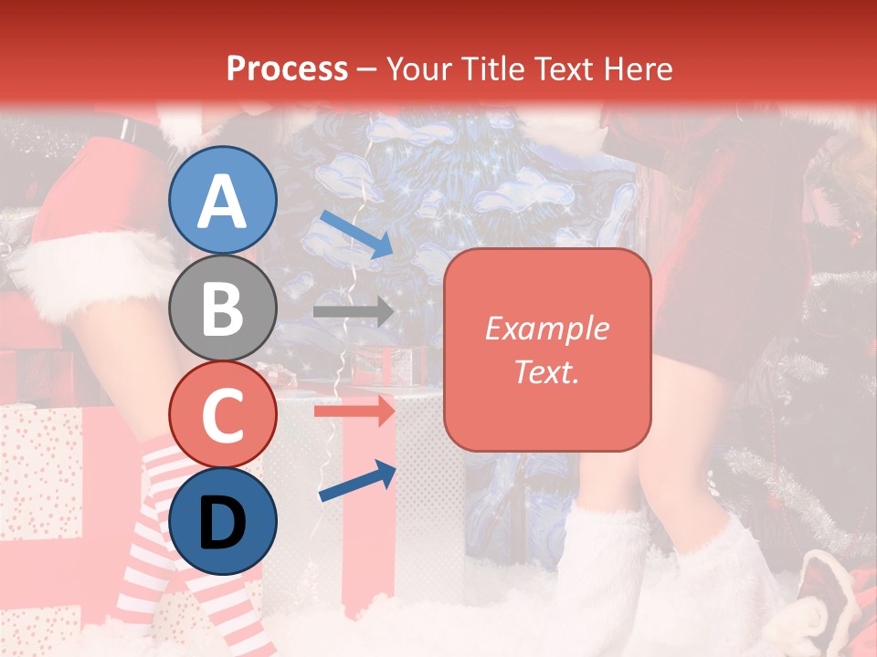 Model Girls Decoration PowerPoint Template