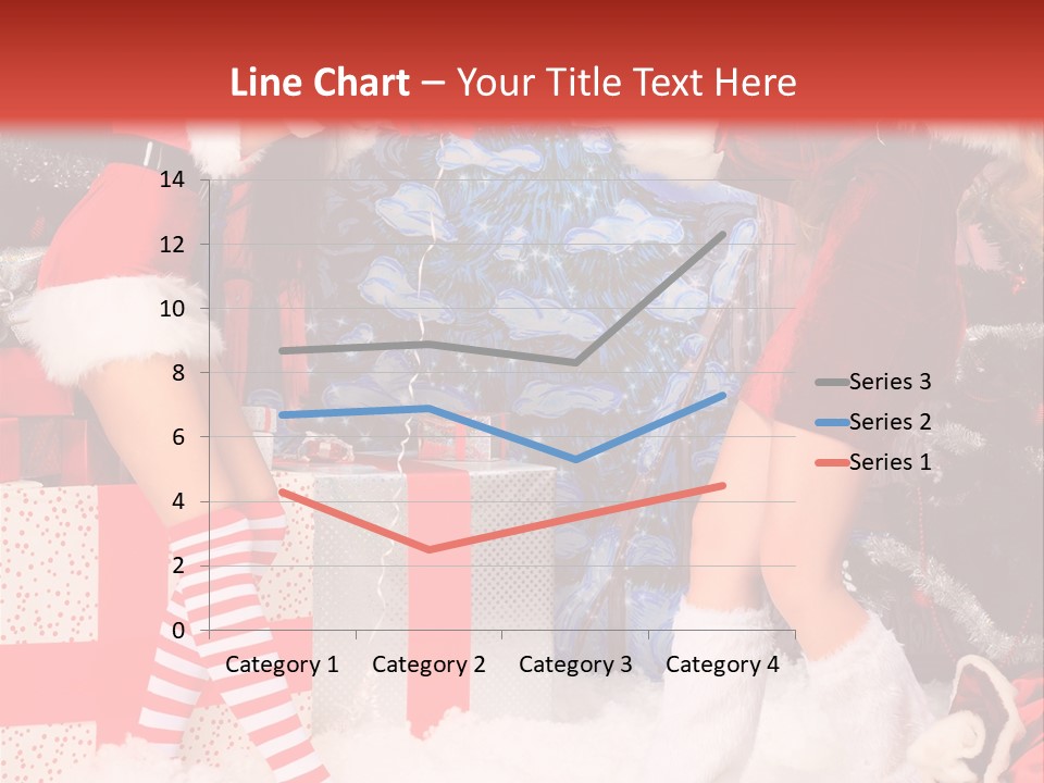 Model Girls Decoration PowerPoint Template