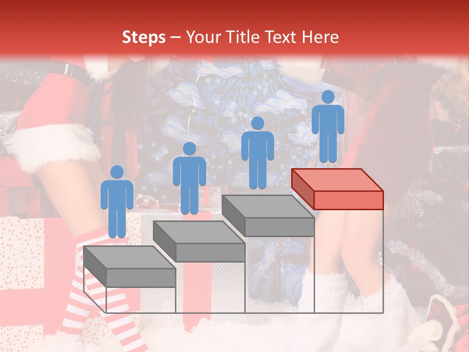 Model Girls Decoration PowerPoint Template