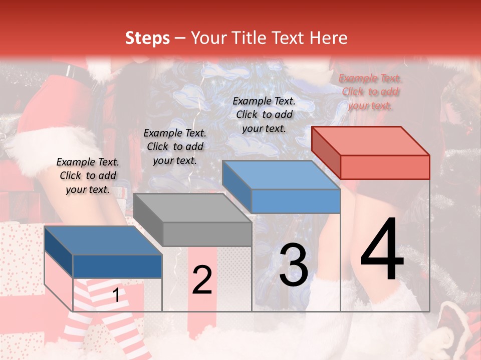 Model Girls Decoration PowerPoint Template