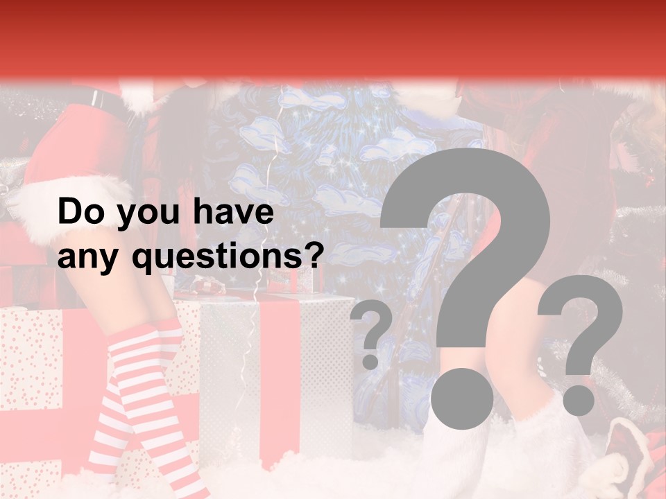 Model Girls Decoration PowerPoint Template