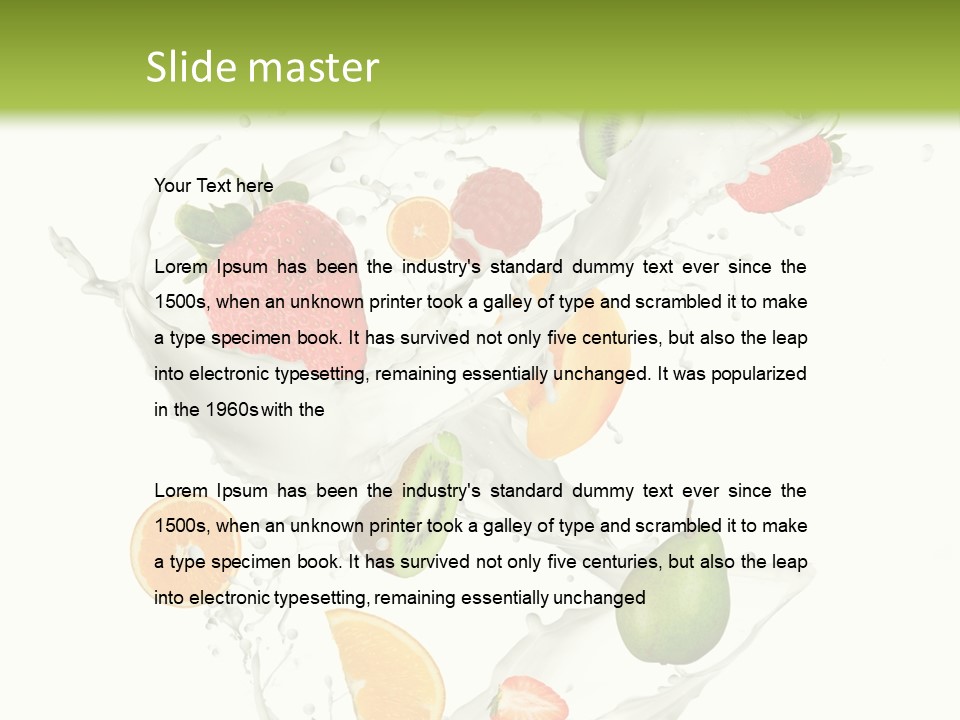 Mandarin Beauty Creative PowerPoint Template