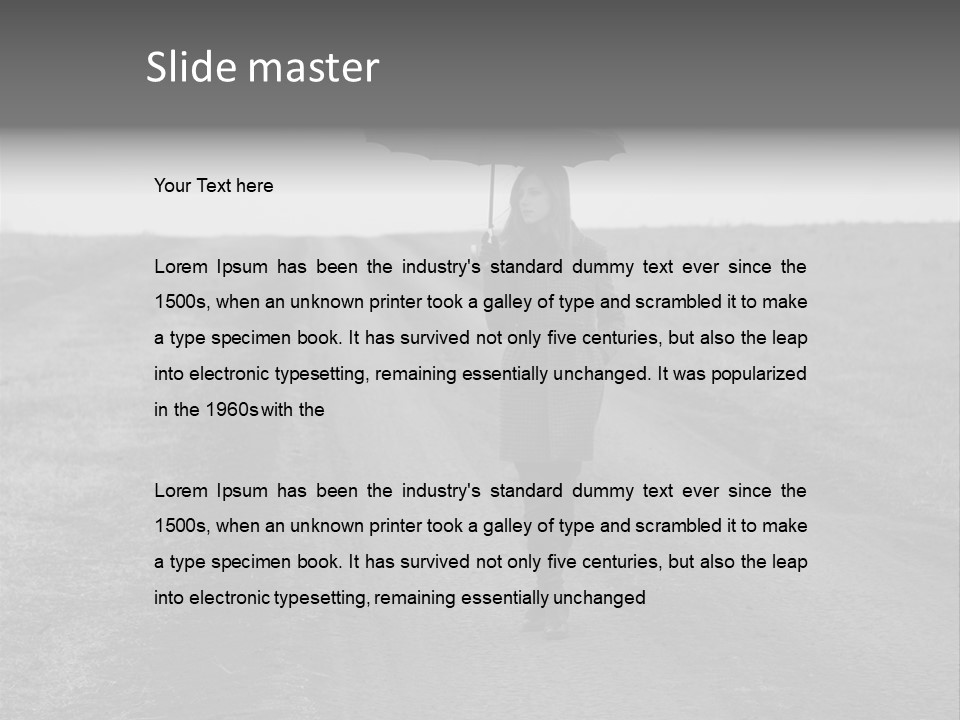 View Vintage Village PowerPoint Template