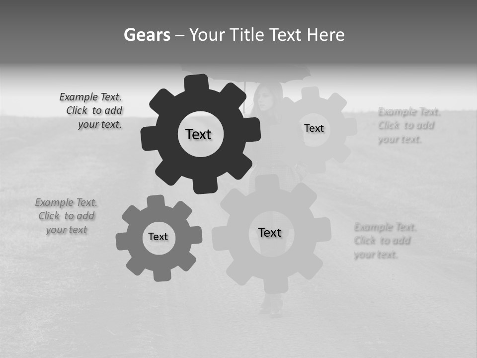 View Vintage Village PowerPoint Template