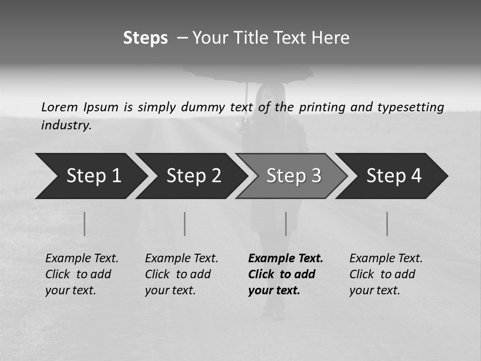 View Vintage Village PowerPoint Template