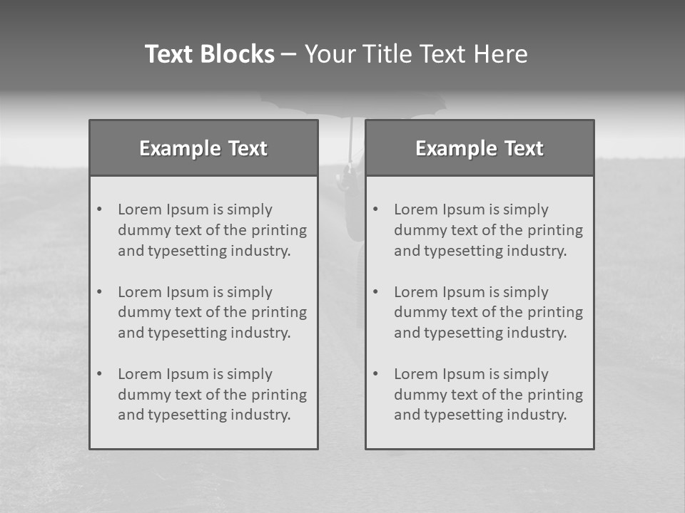 View Vintage Village PowerPoint Template