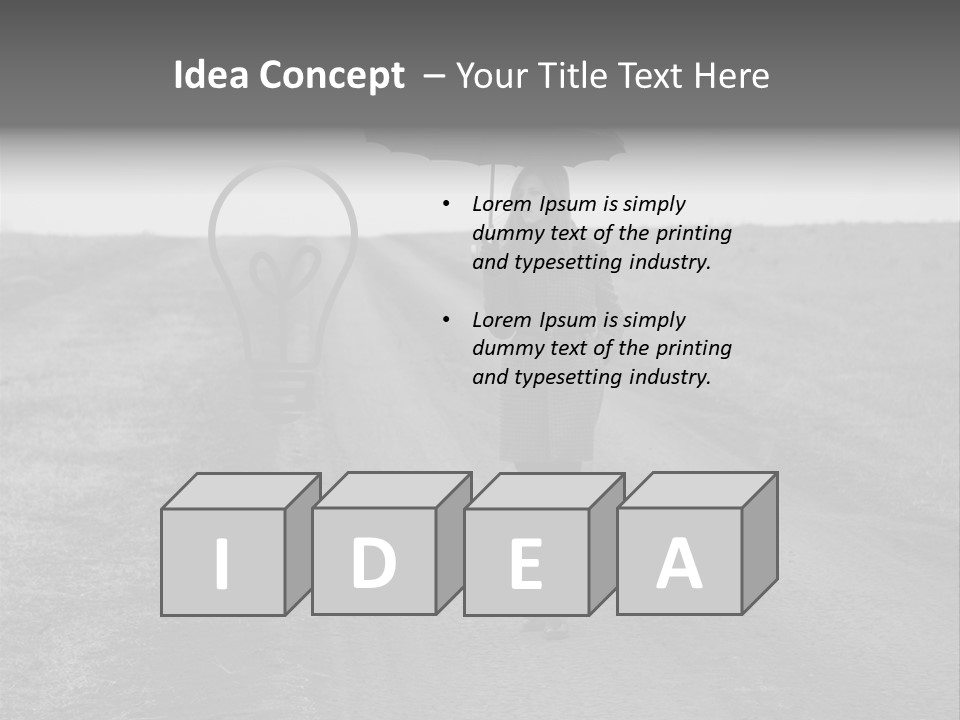 View Vintage Village PowerPoint Template