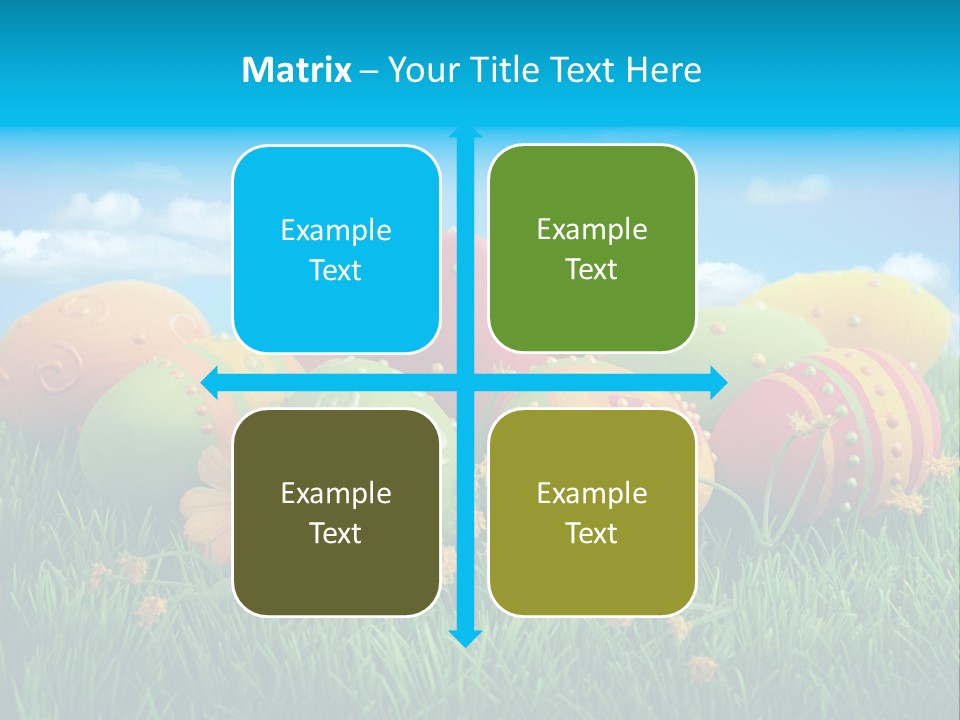 Spring Group Clouds PowerPoint Template