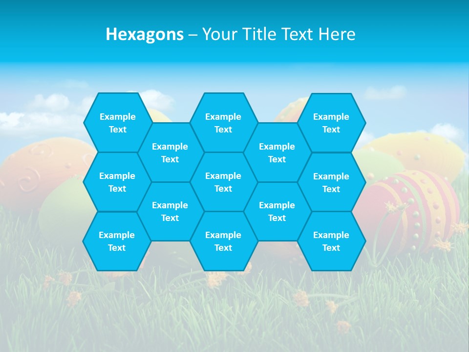 Spring Group Clouds PowerPoint Template