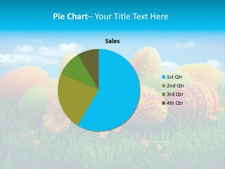 Spring Group Clouds PowerPoint Template