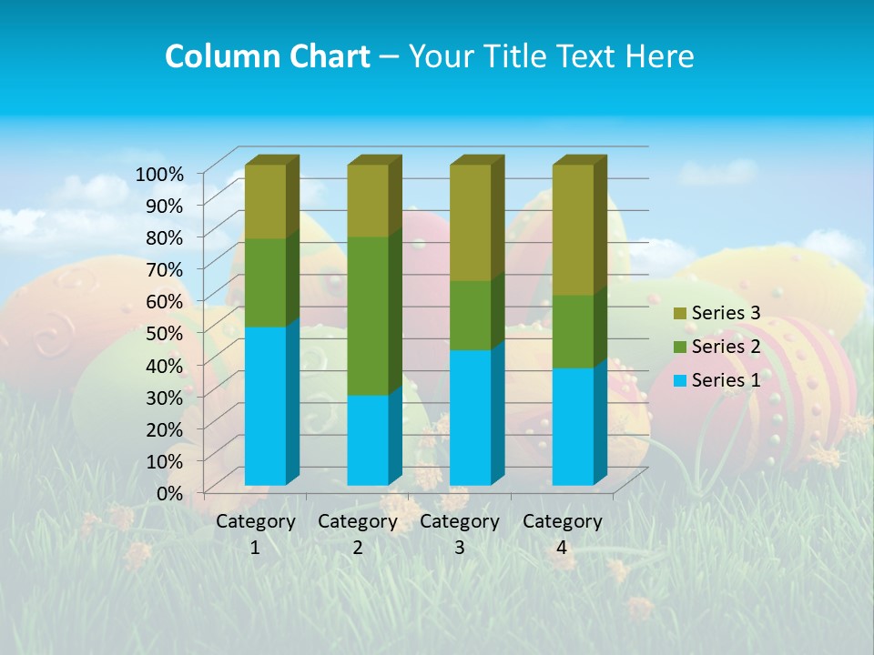 Spring Group Clouds PowerPoint Template