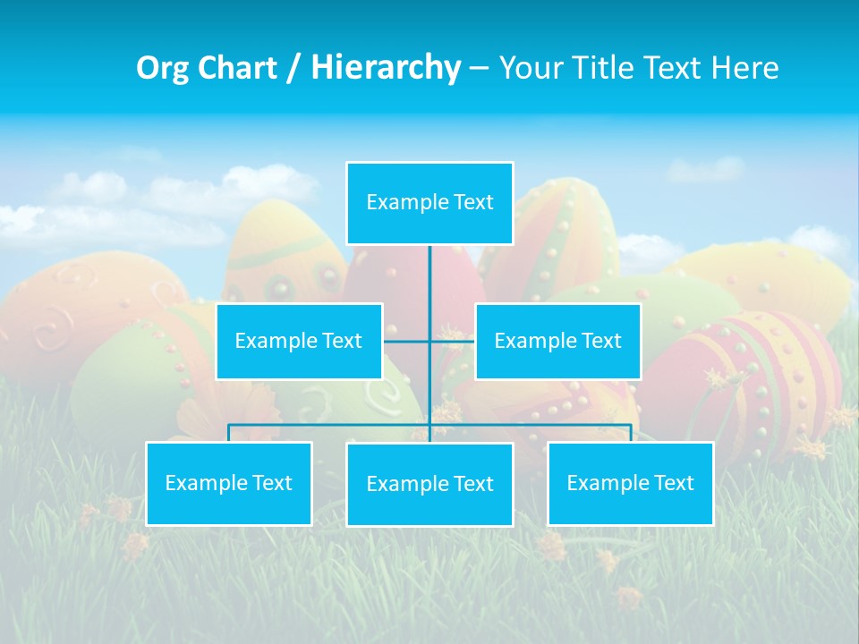 Spring Group Clouds PowerPoint Template
