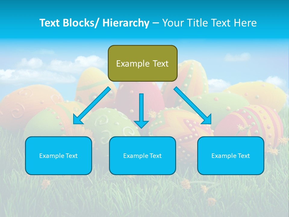 Spring Group Clouds PowerPoint Template