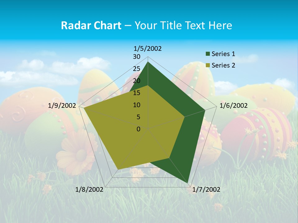 Spring Group Clouds PowerPoint Template