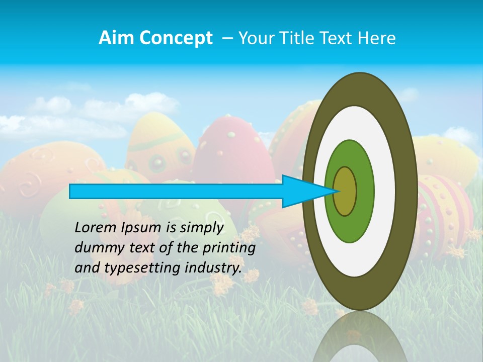 Spring Group Clouds PowerPoint Template