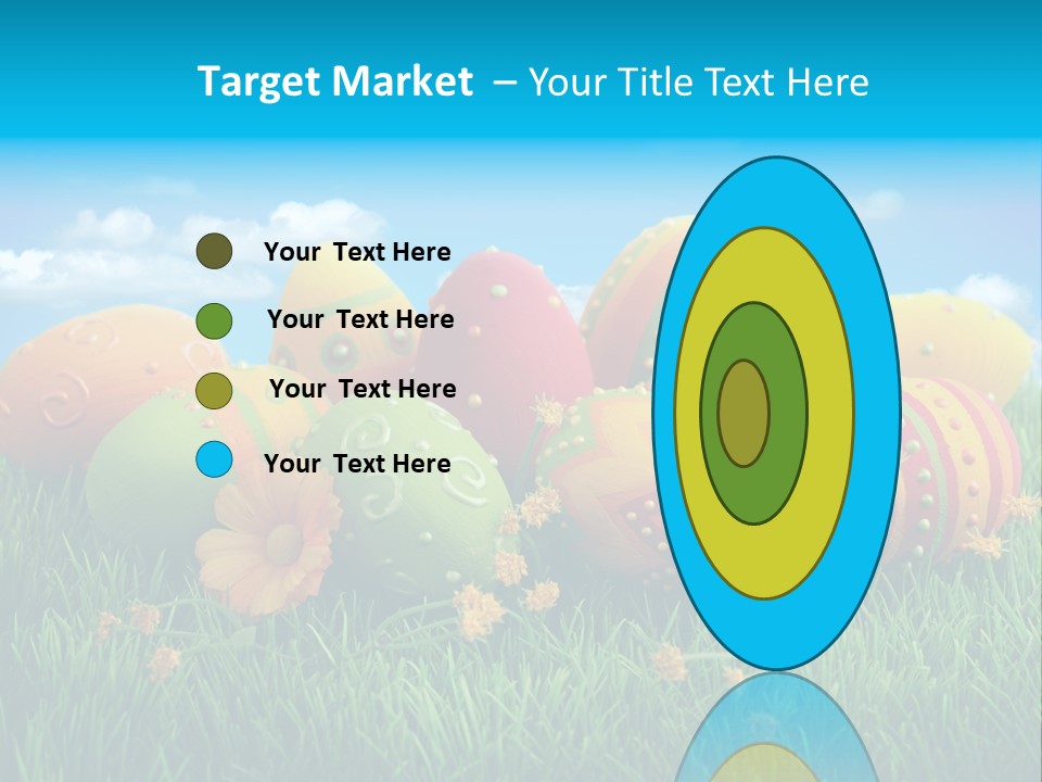 Spring Group Clouds PowerPoint Template