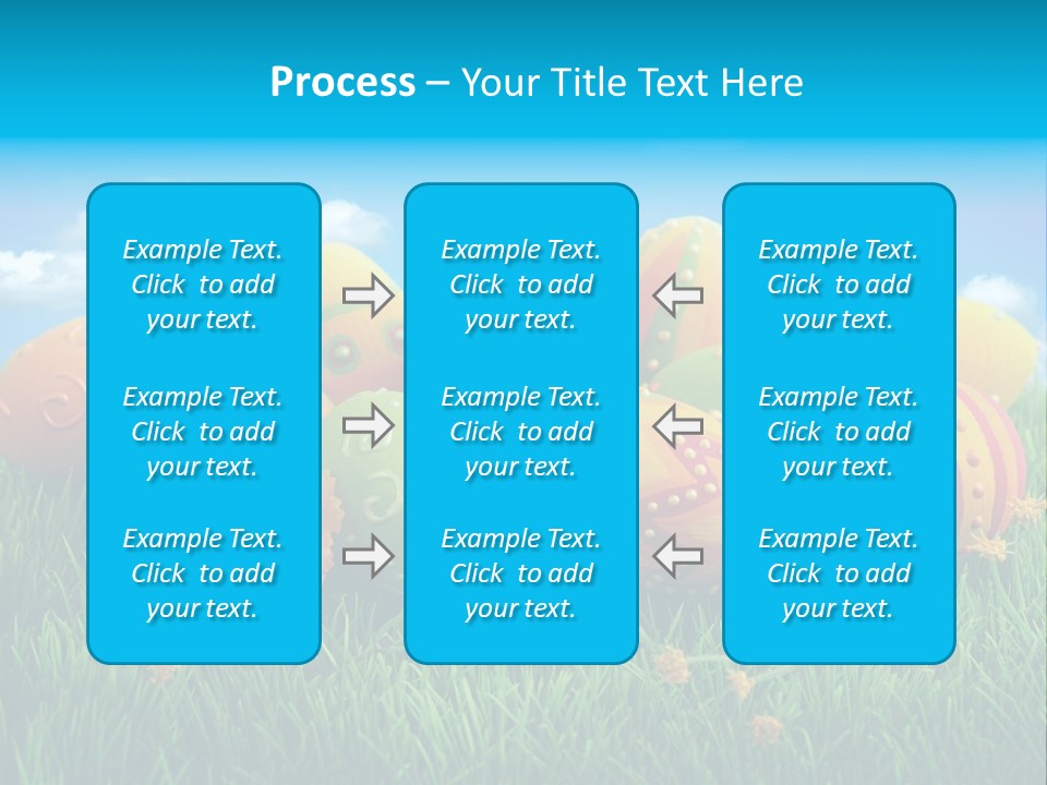 Spring Group Clouds PowerPoint Template