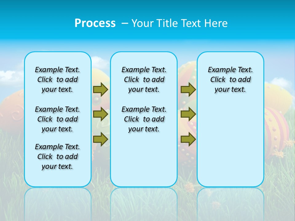 Spring Group Clouds PowerPoint Template