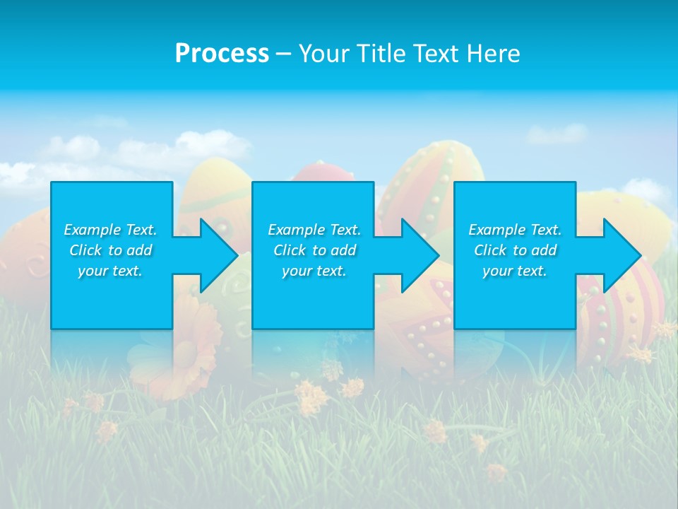 Spring Group Clouds PowerPoint Template