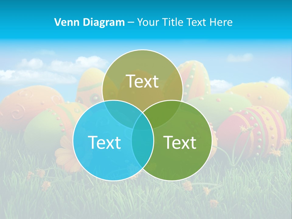 Spring Group Clouds PowerPoint Template