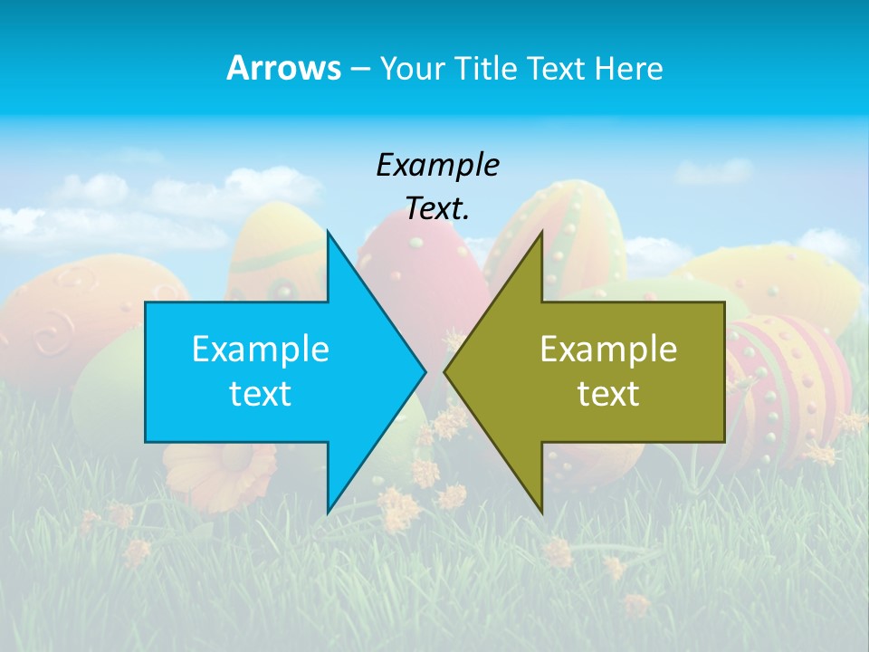 Spring Group Clouds PowerPoint Template