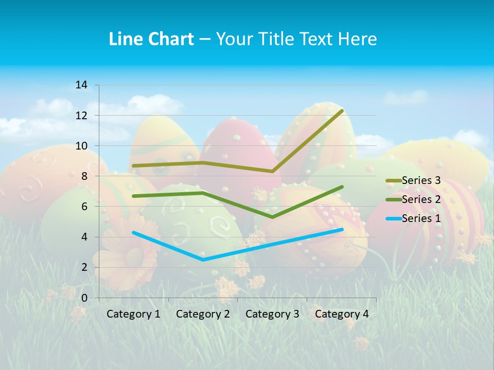 Spring Group Clouds PowerPoint Template