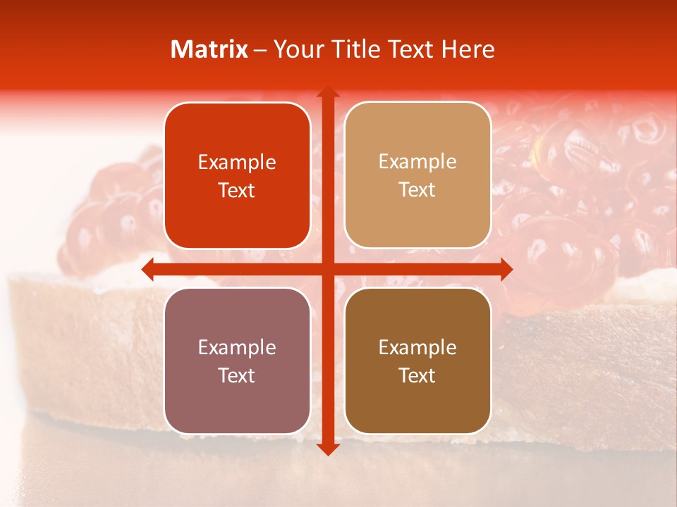 Luxury Breakfast Nobody PowerPoint Template