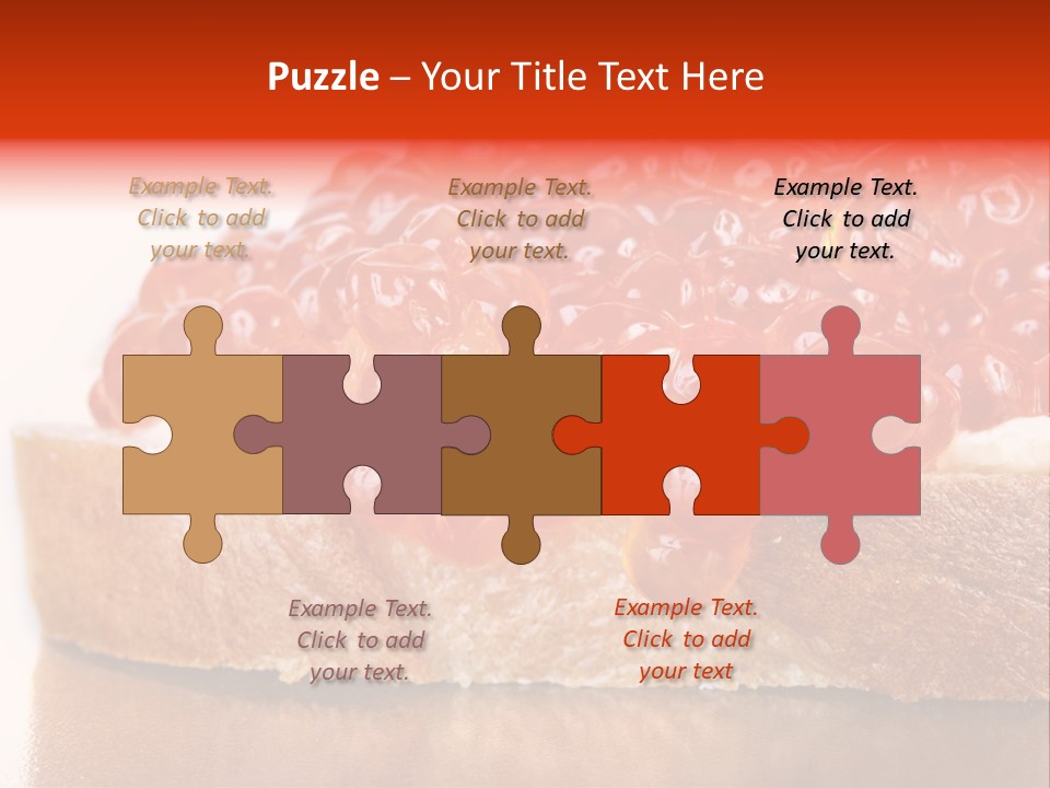 Luxury Breakfast Nobody PowerPoint Template