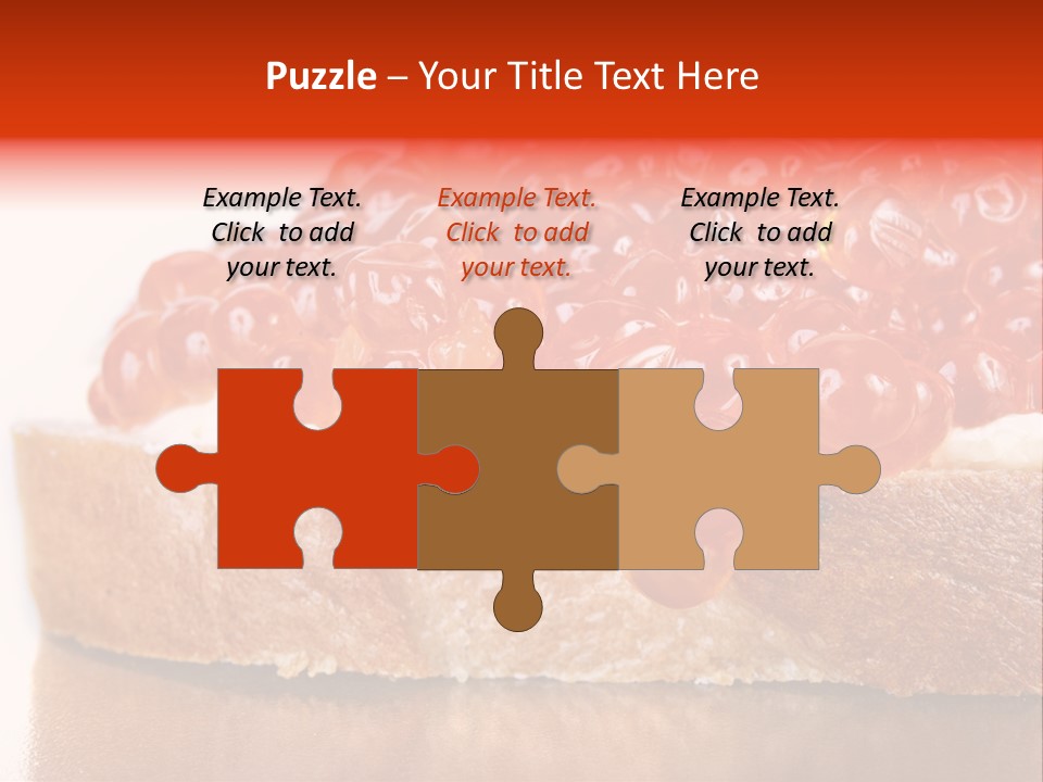 Luxury Breakfast Nobody PowerPoint Template