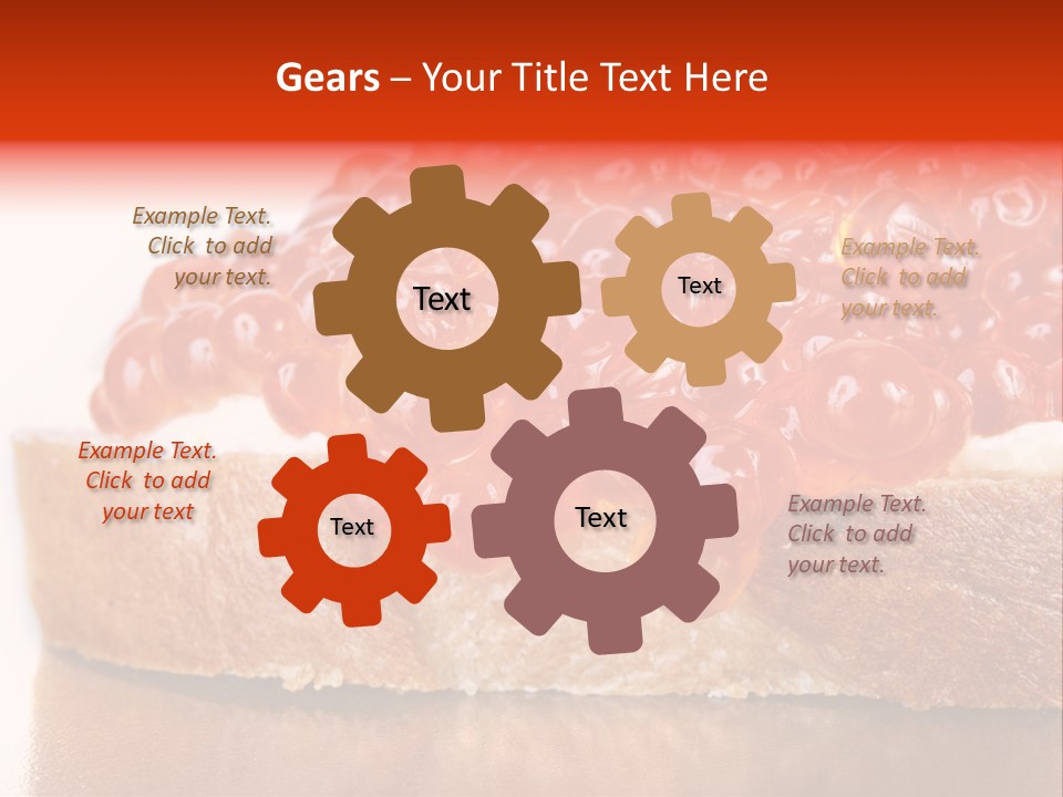 Luxury Breakfast Nobody PowerPoint Template