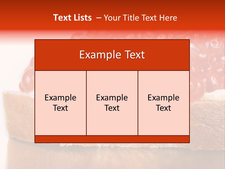 Luxury Breakfast Nobody PowerPoint Template
